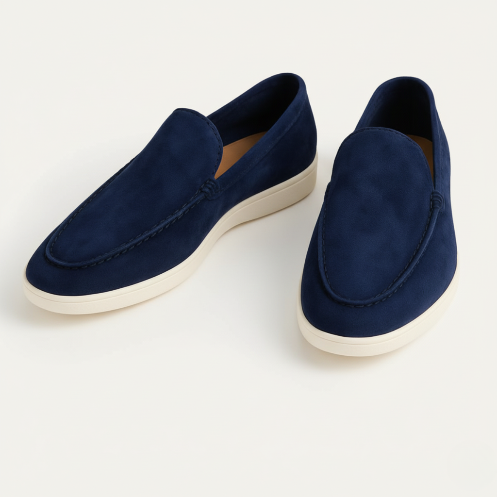 The Ashbourne Suede Loafers for Men
