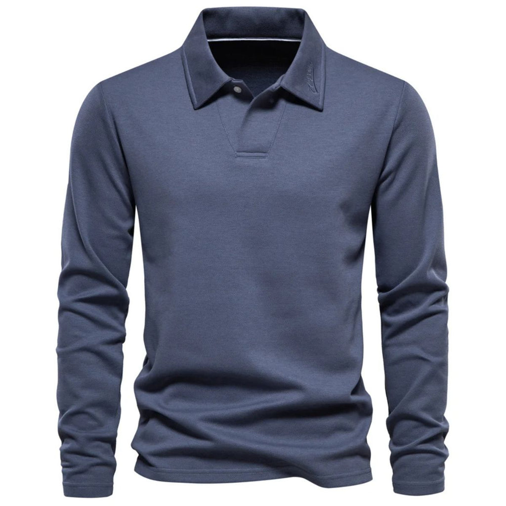 The Porto Long Sleeve Modern Cotton Shirt for Men