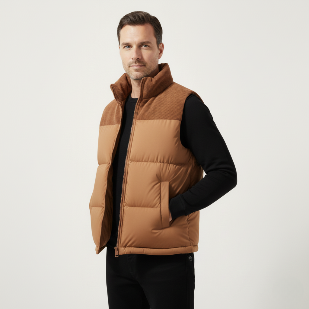 The Port Isaac Stylish Quilted Puffer Men's Gilet