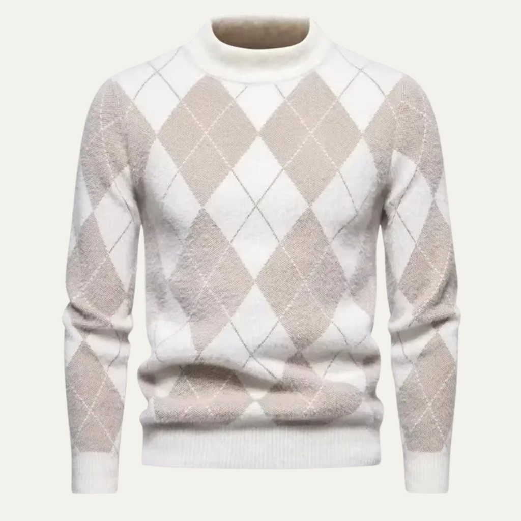 The Ortisei Men’s Soft Fuzzy Warm Knit Jumper