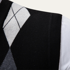 The Nottingham Classic Patterned V Neck Knitted Men’s Vest