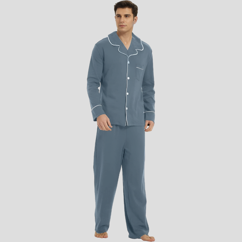 Benjamin | Men's Classic Long Sleeve Pajama Set