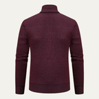 The Chianti High Neck Winter Zip Up Knit Men's Cardigan