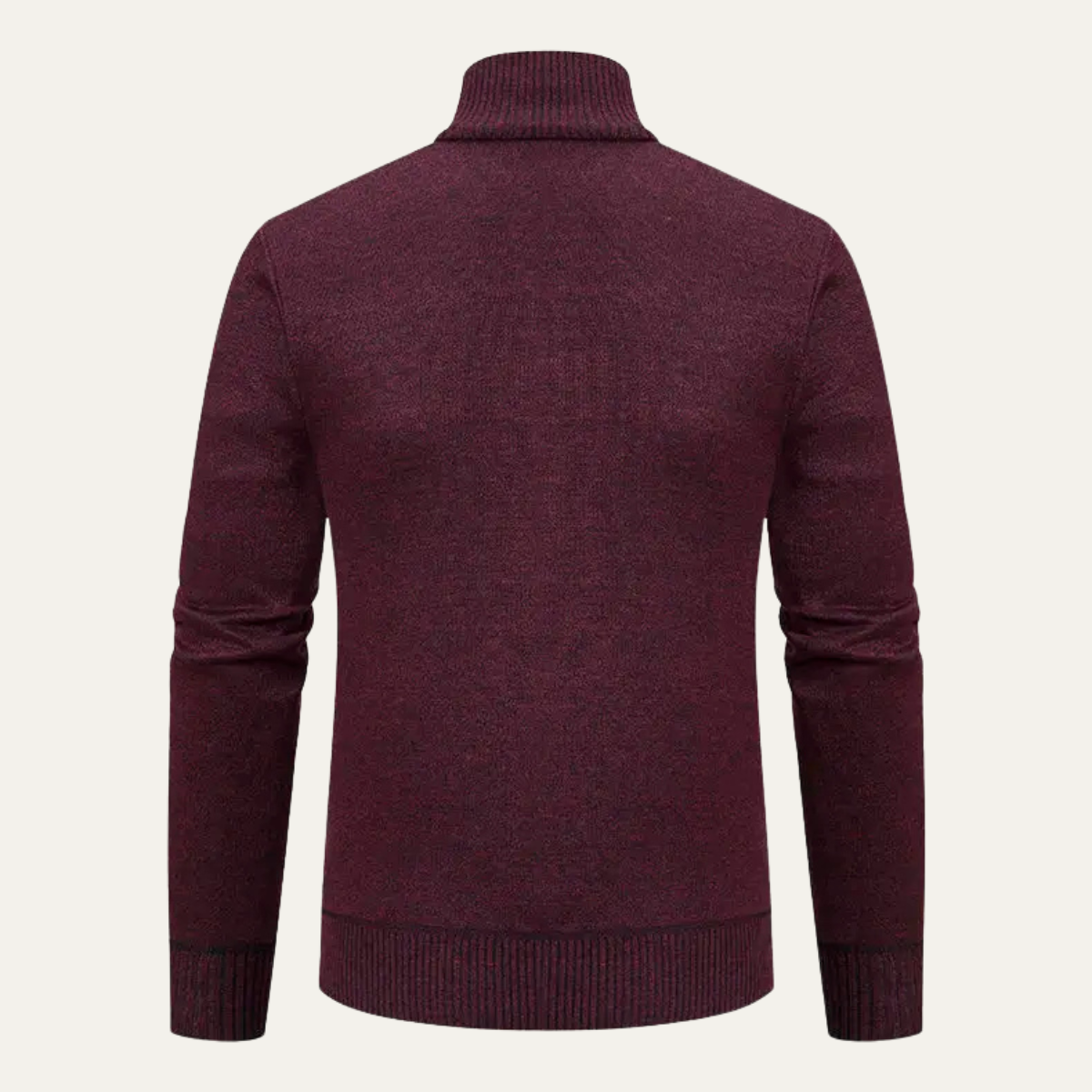 The Chianti High Neck Winter Zip Up Knit Men's Cardigan