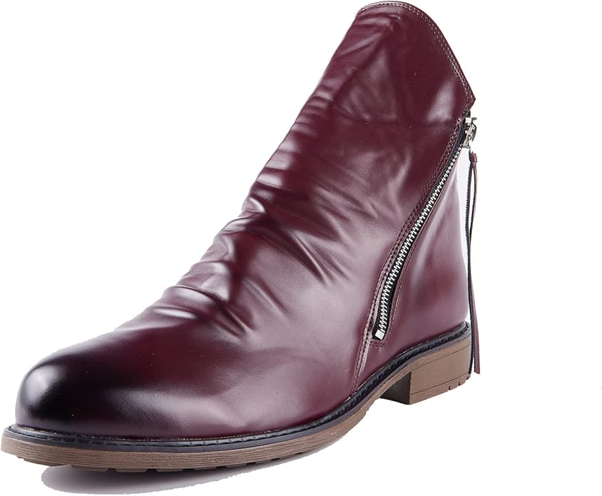 Luca | Men’s Leather Zip Ankle Boots
