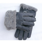 The Brenton Men’s Sheepskin Fur Winter Gloves
