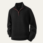The Bologna Men’s Thick Fleece Half Zip Knitted Jumper