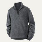 The Bologna Men’s Thick Fleece Half Zip Knitted Jumper