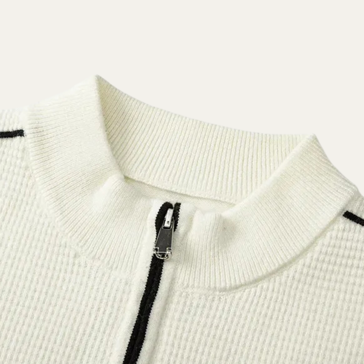 The Bologna Men’s Thick Fleece Half Zip Knitted Jumper