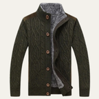The Cernobbio Thick Knitted Warm Fleece Winter Cardigan