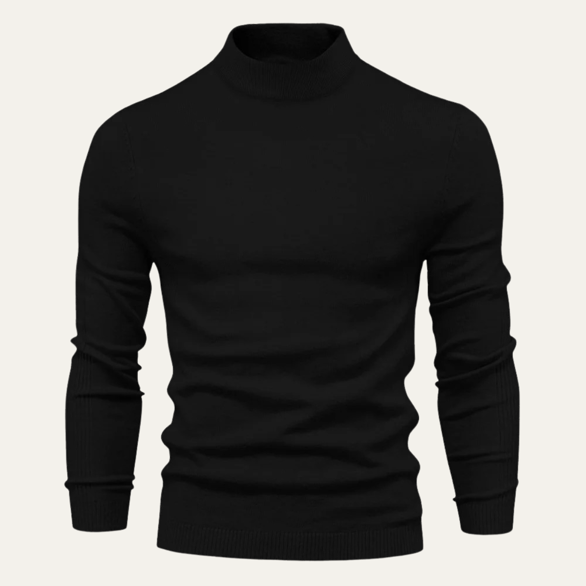 The Caernarfon Men's Slim Fit Turtleneck Casual Jumper