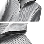 The Merino Knitted Quarter Zip Jumper