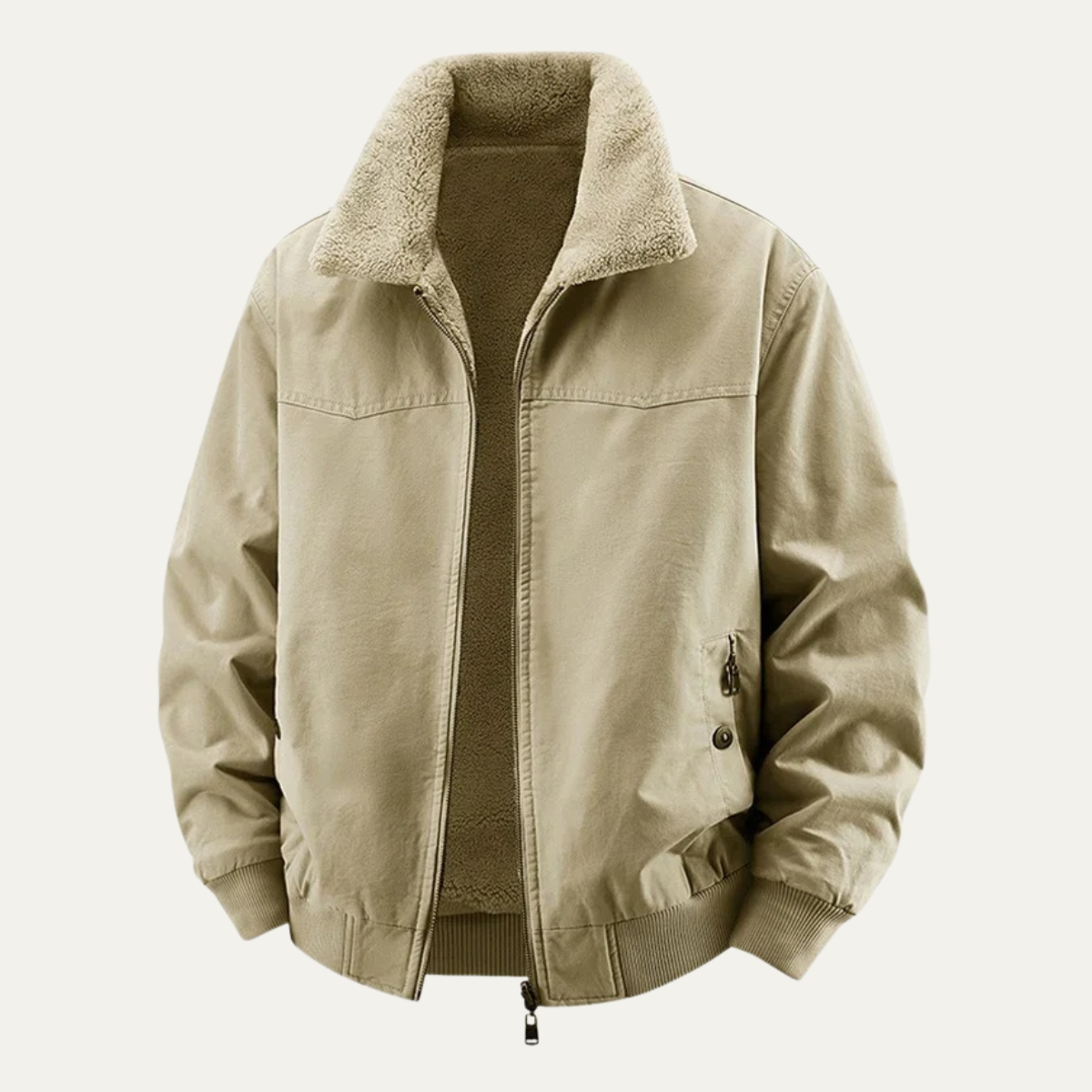 The Cardiff Fleece Lined Reversible Men's Bomber Jacket
