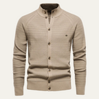 The Caernarfon Casual Button Up Knitted Men's Cardigan