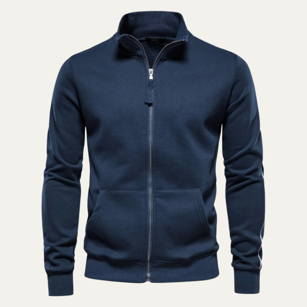 The Oxford Men’s Casual Lightweight Zip Up Jacket
