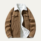 The Moneglia Men’s Corduroy Fleece Lined Sherpa Jacket