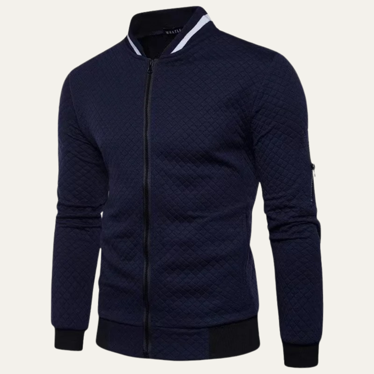 The Appiano Lightweight Zip Up Quilted Bomber Men's Jacket
