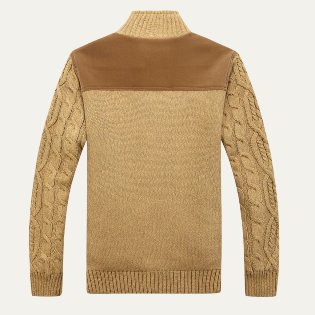 The Cernobbio Thick Knitted Warm Fleece Winter Cardigan