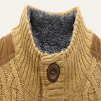 The Cernobbio Thick Knitted Warm Fleece Winter Cardigan
