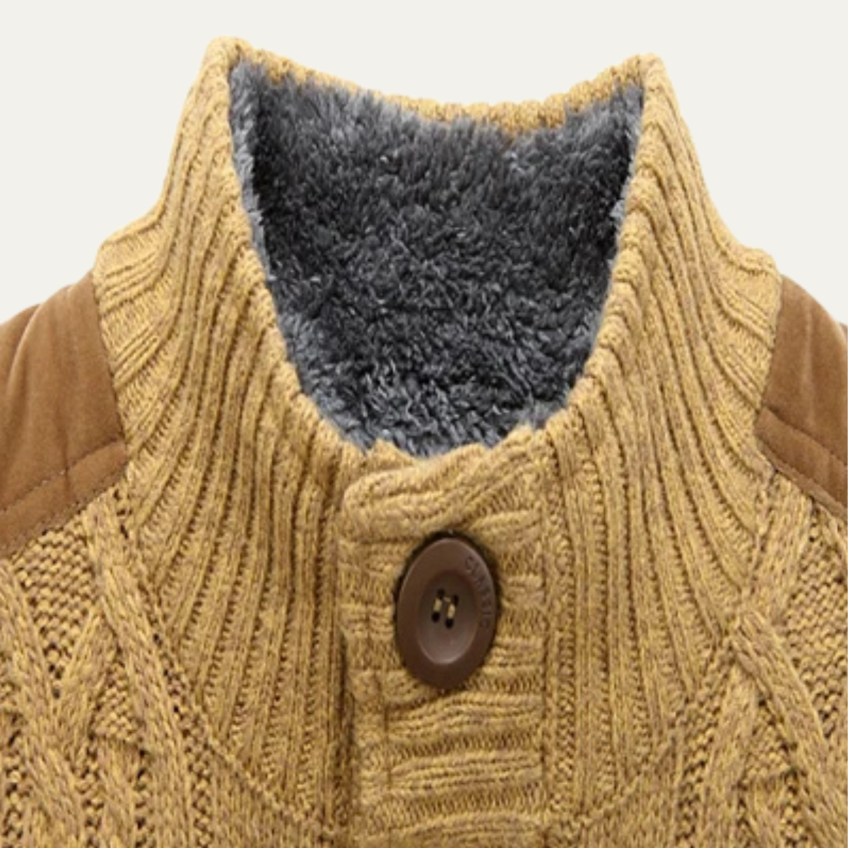 The Cernobbio Thick Knitted Warm Fleece Winter Cardigan