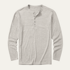 The Sheffield Men's Long Sleeve Henley Shirt - Modern Cotton Top