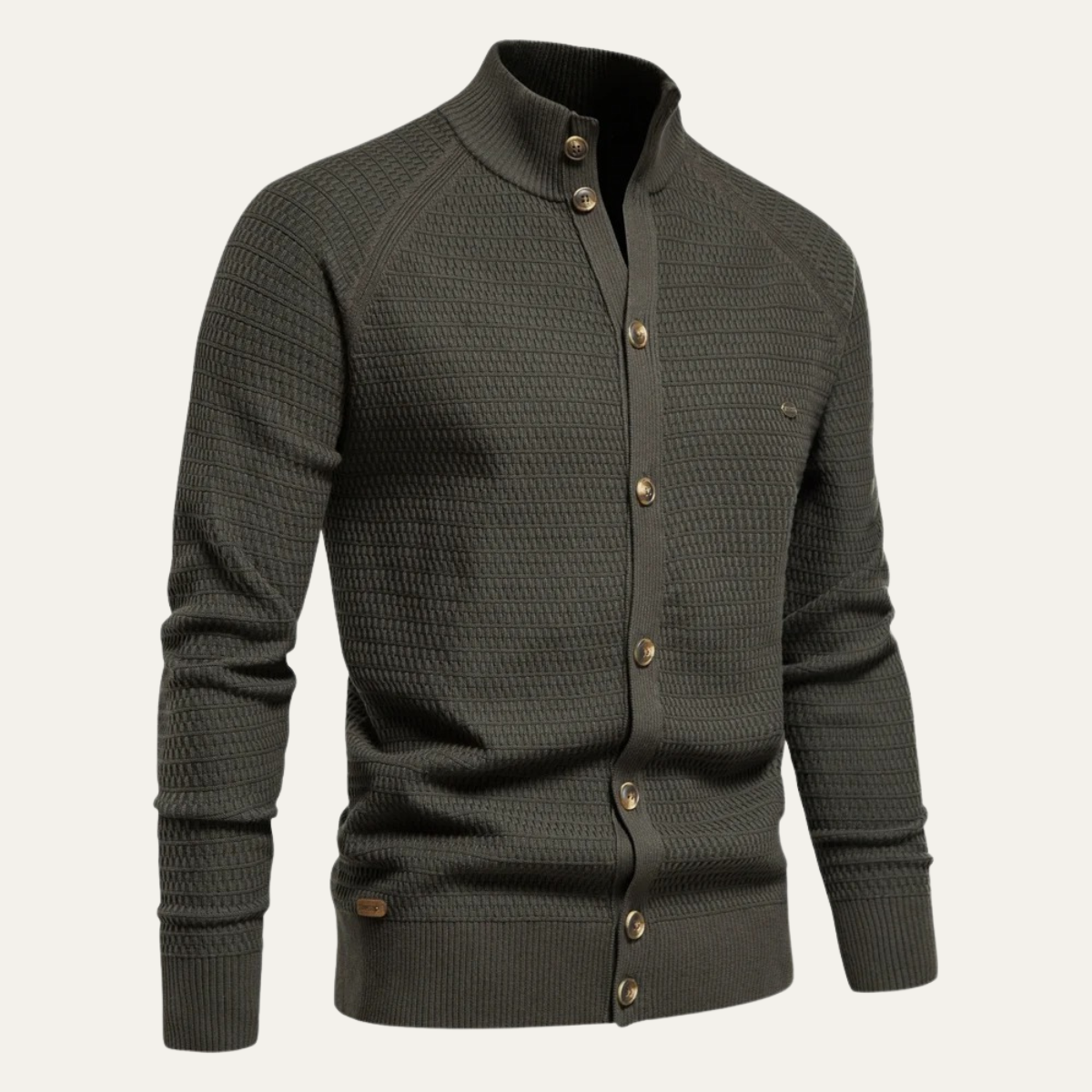 The Caernarfon Casual Button Up Knitted Men's Cardigan