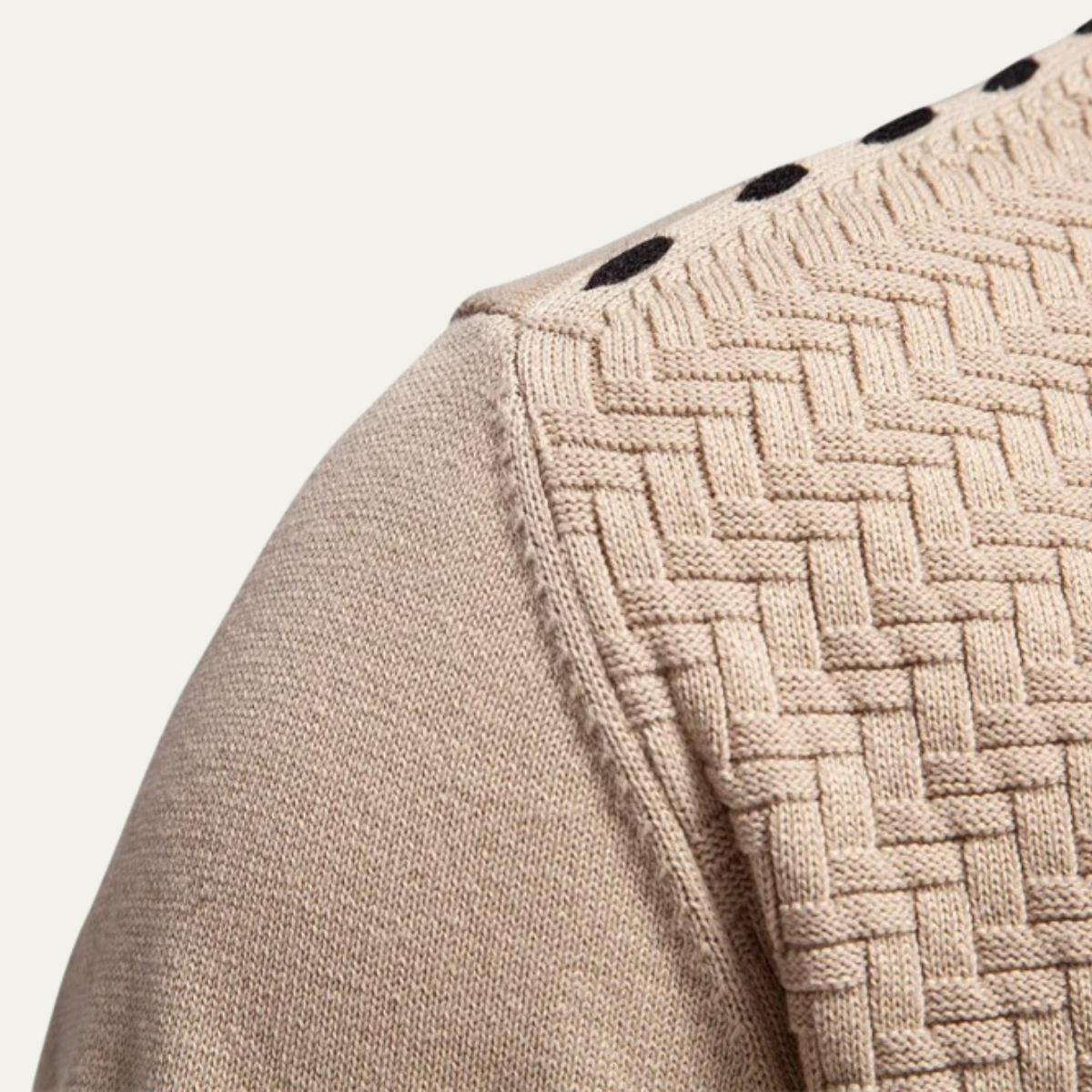 The Dulwich Men's Casual V Neck Button Up Knit Cardigan