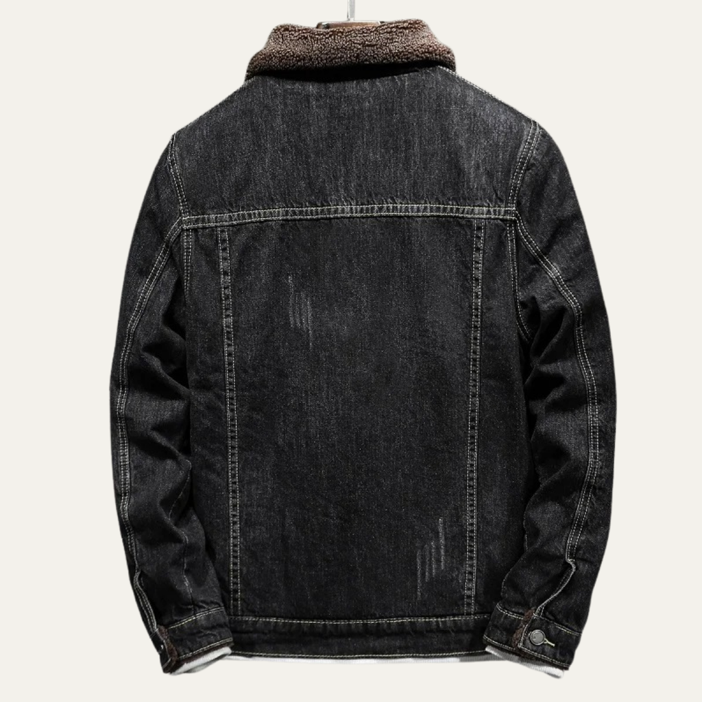 The Kilmarnock Men's Fleece Lined Denim Winter Jacket