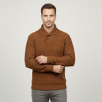 The Brighton Men’s Chunky Knit Jumper with Buttons