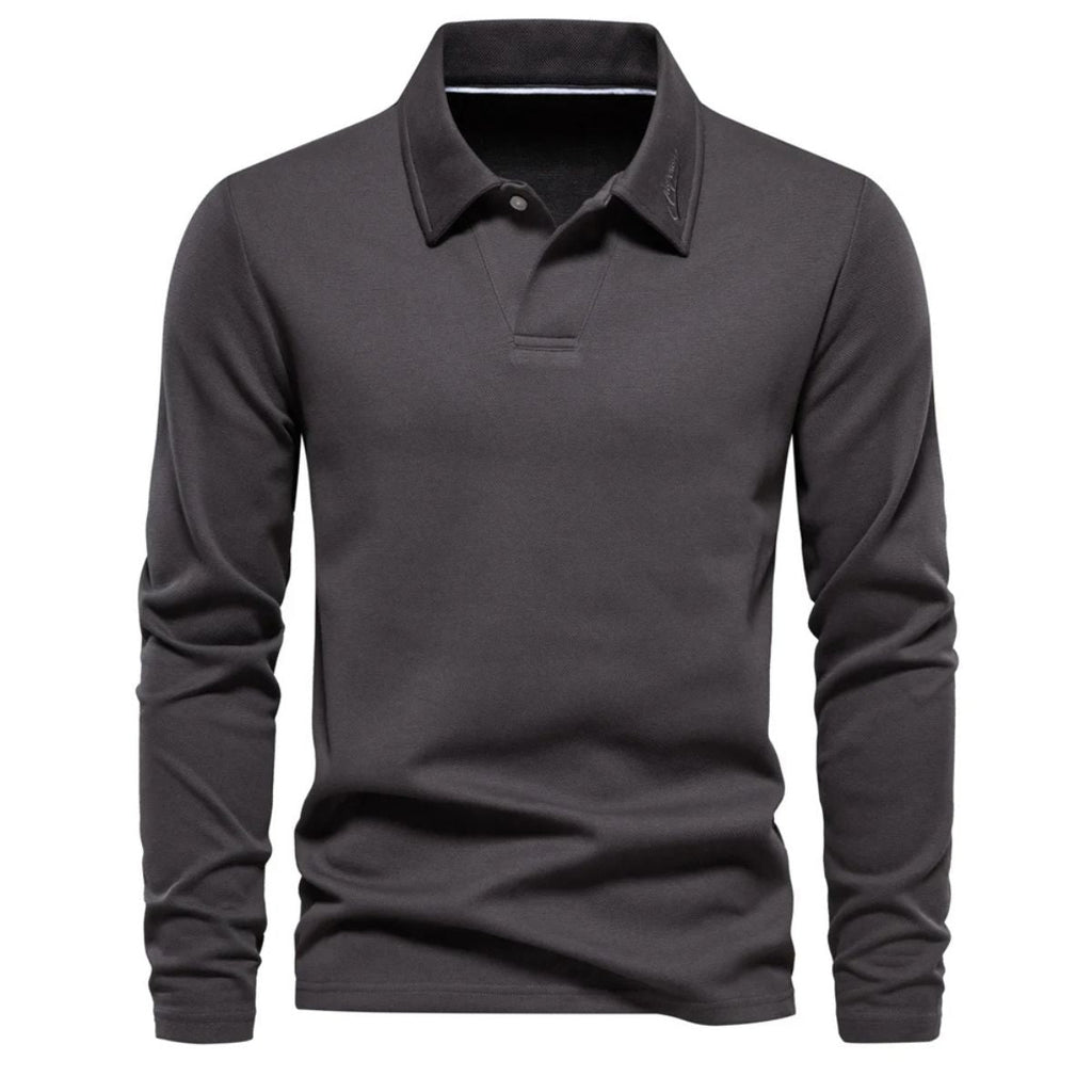 The Porto Long Sleeve Modern Cotton Shirt for Men