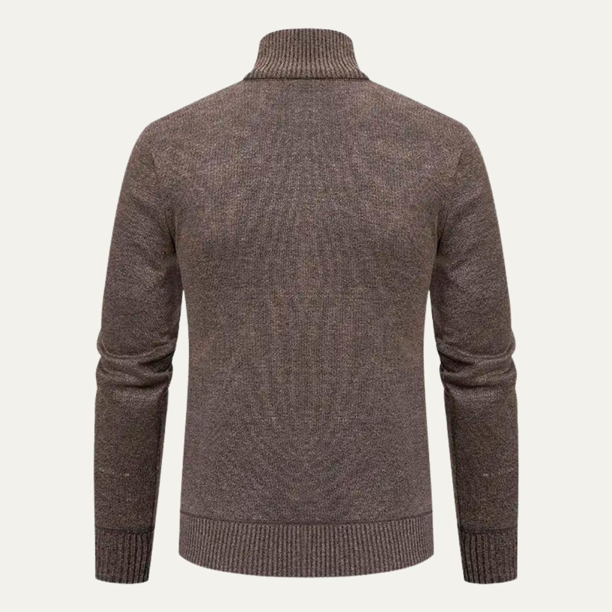 The Chianti High Neck Winter Zip Up Knit Men's Cardigan