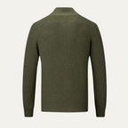 The Richmond Men’s Elegant Merino Wool Zip Up Cardigan