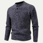 The Asciano Winter Warm Henley Knit Men’s Jumper