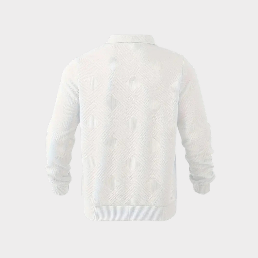 Jacob | Men's Textured Quarter Zip Sweater