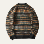 The Monopoli Men’s Nordic Retro Patterned Button Up Cardigan