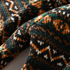 The Monopoli Men’s Nordic Retro Patterned Button Up Cardigan