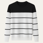 The Varenna Men’s Crew Neck Knit Striped Jumper