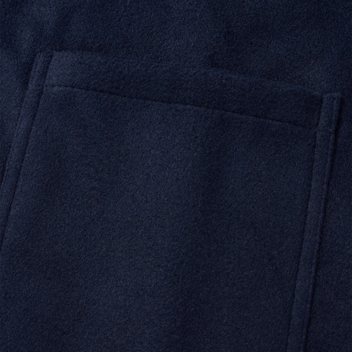 The Durham Warm Winter Navy Blue Wool Duffle Men's Coat