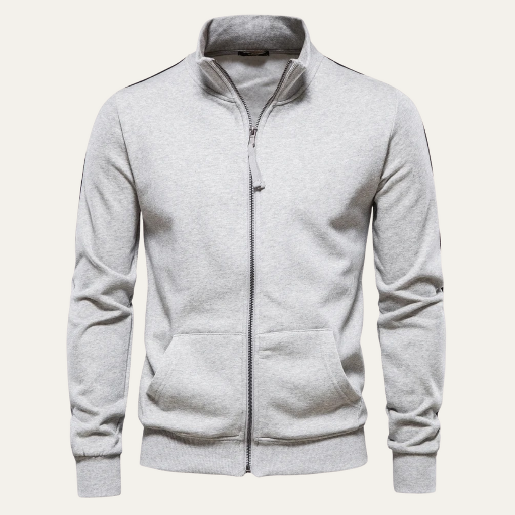The Oxford Men’s Casual Lightweight Zip Up Jacket