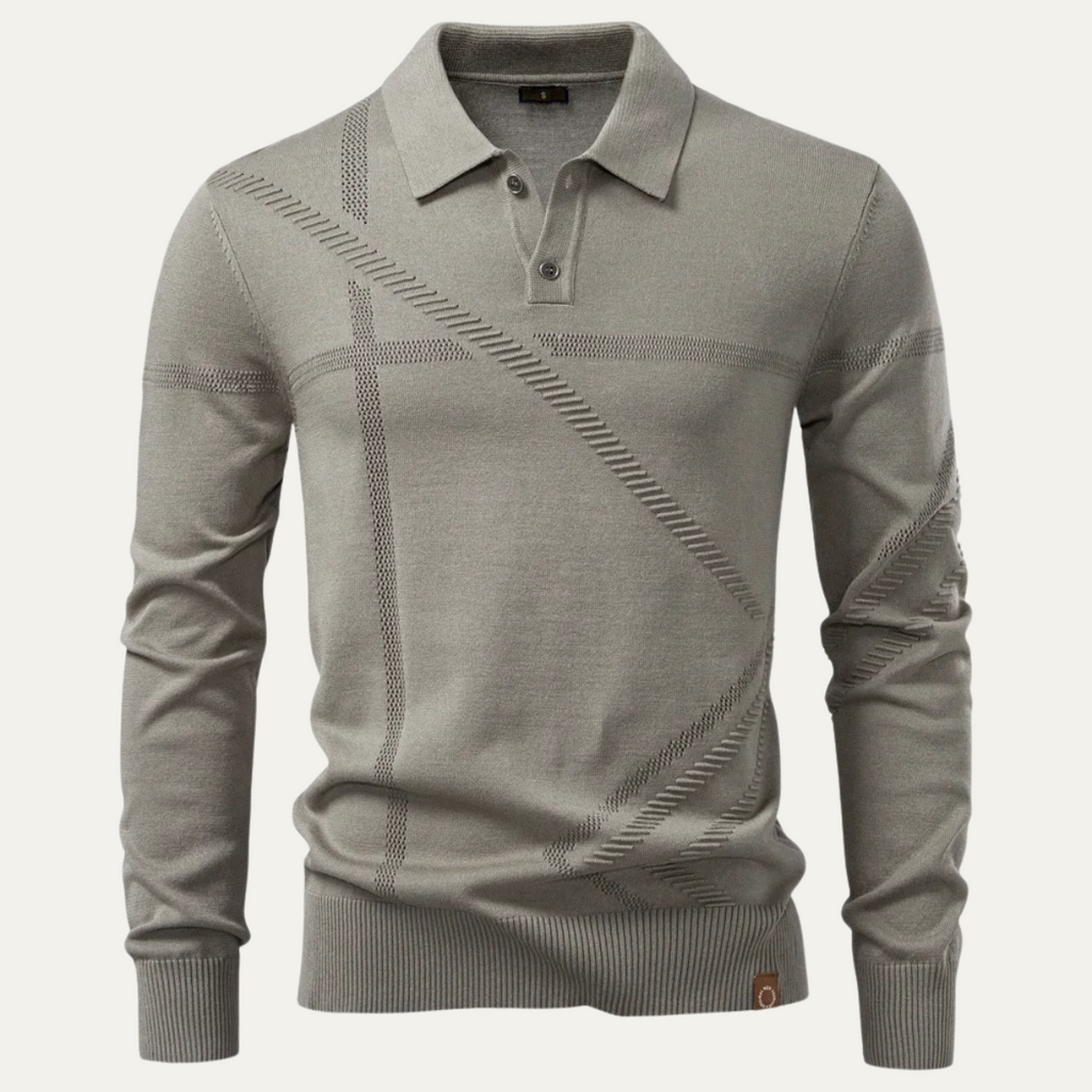 The Battersea Lightweight Knit Polo Men's Jumper