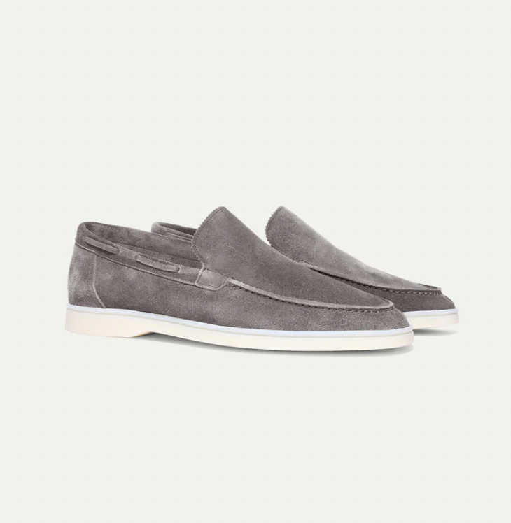 Men’s Suede Loafers Slip On Luxury Shoes