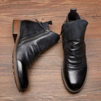 Luca | Men’s Leather Zip Ankle Boots