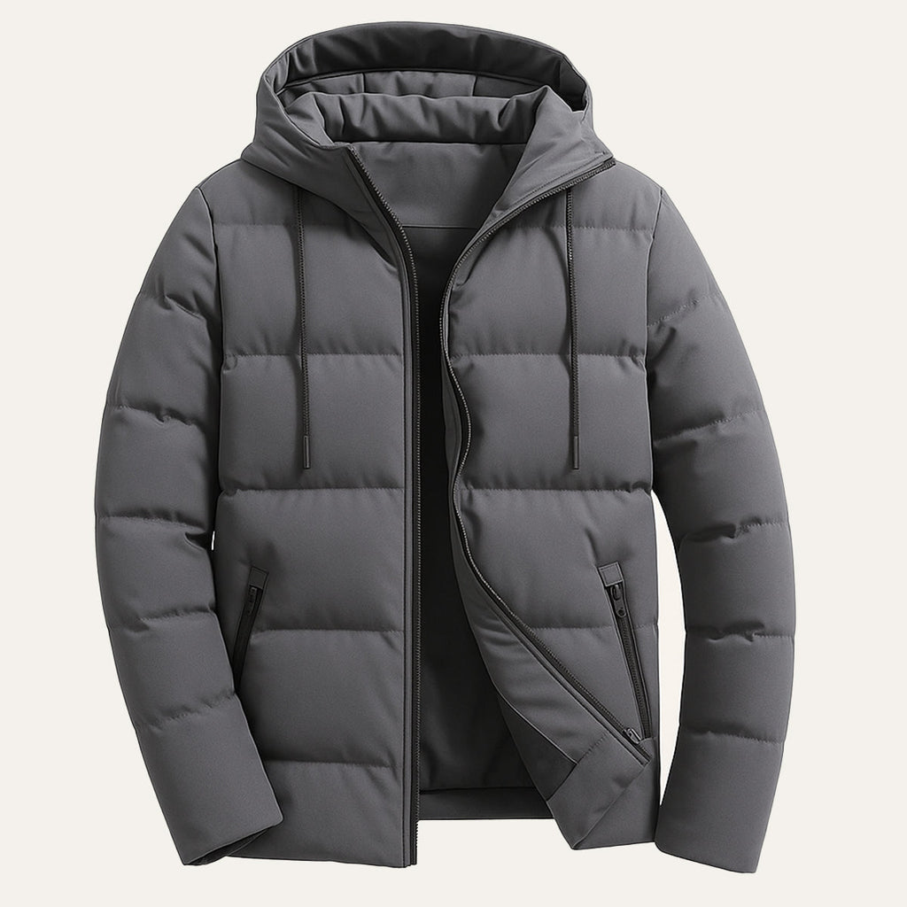 The Edinburgh Men's Waterproof Parka - Hooded Puffer Winter Jacket