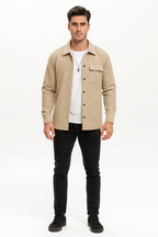 Men’s Retro Casual Lapel Jacket - Classic Inspired Everyday Layer