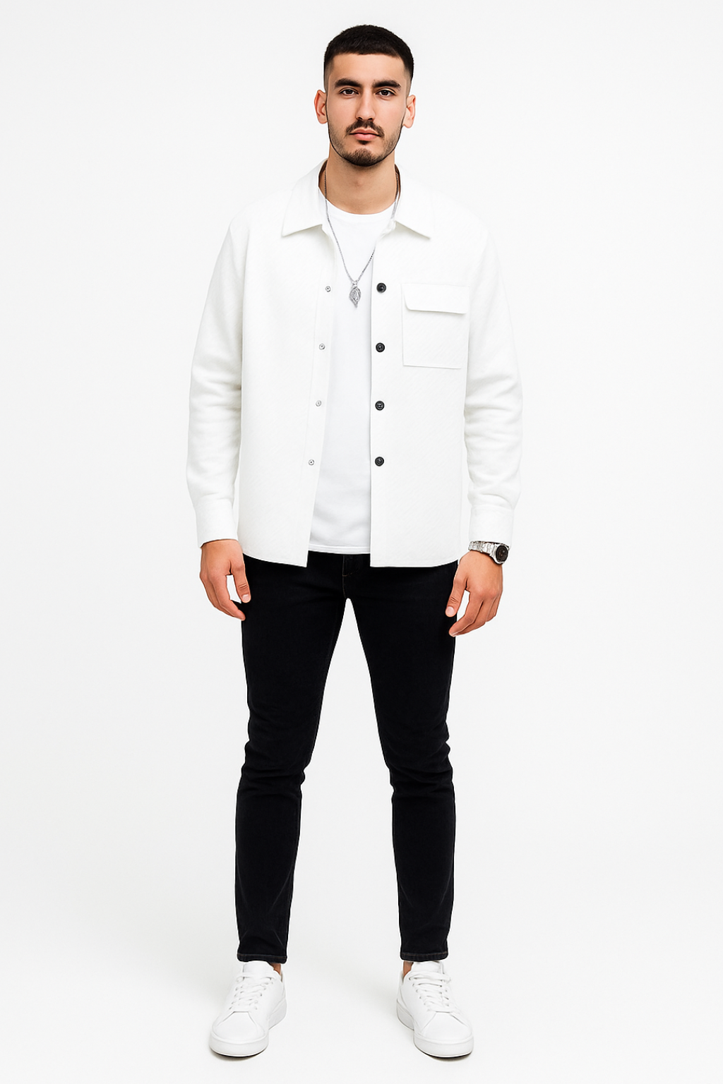 Men’s Retro Casual Lapel Jacket - Classic Inspired Everyday Layer