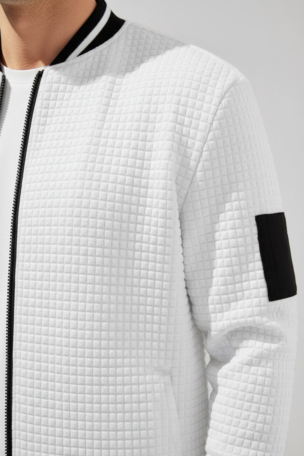 Men’s Casual Stand Collar Jacket - Versatile Layering Piece