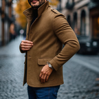 The Rome Wool Coat – Men’s Smart Tailored Overcoat