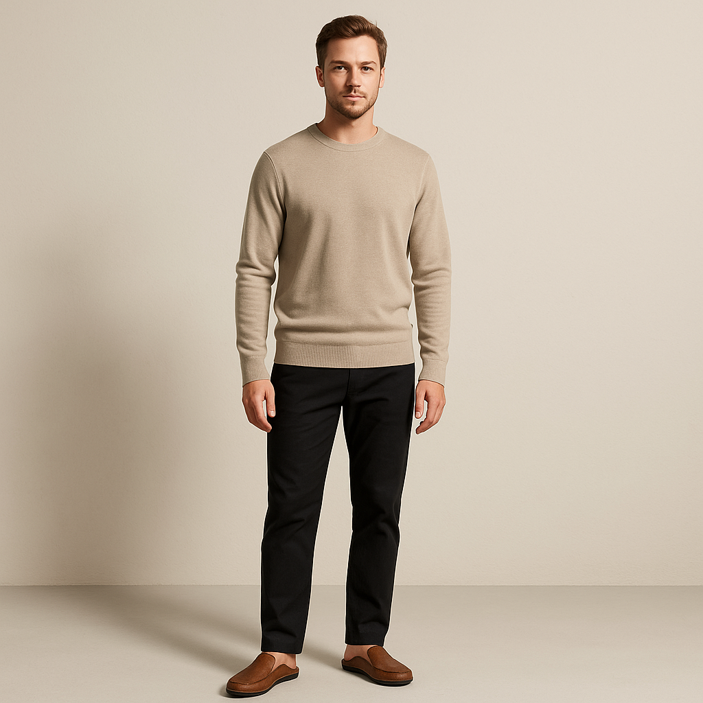 Comfortable Men’s Leather Loafers – Easy Slip On Style