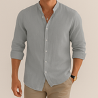 Casual Linen Men's Shirt Relaxed Fit
