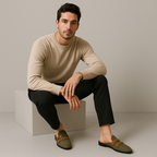 The Henley Mule – Men's Slip On Loafers in Canvas